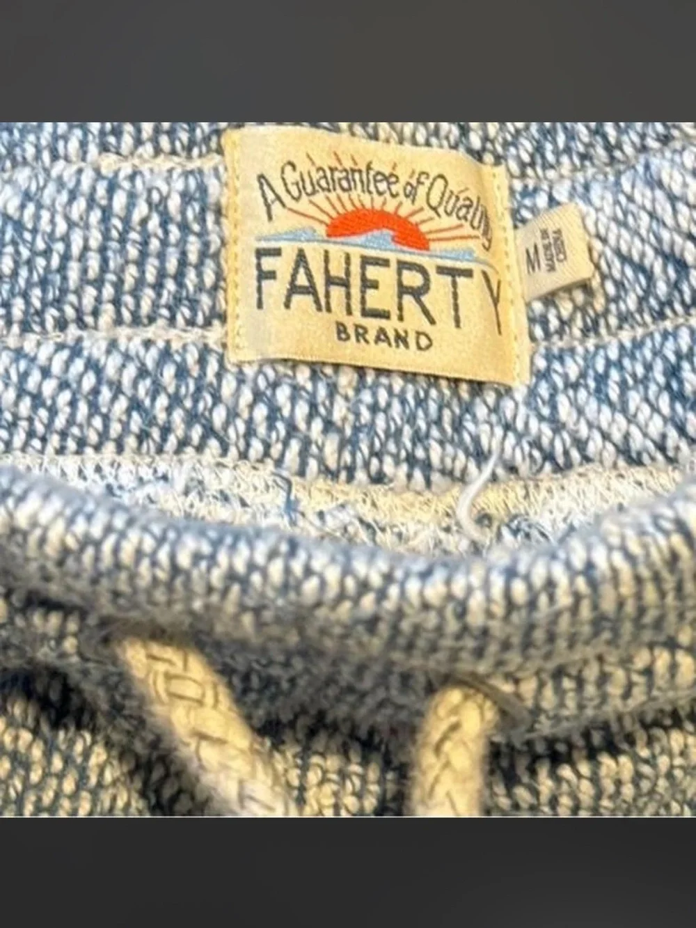 Faherty Whitewater Knit Drawstring Shorts